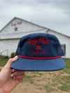Zapp Hall Grandpa Hat - Red on Blue
