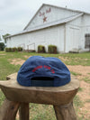 Zapp Hall Grandpa Hat - Red on Blue