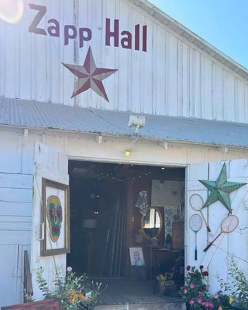 Zapp Hall building with decorative stars and entrance